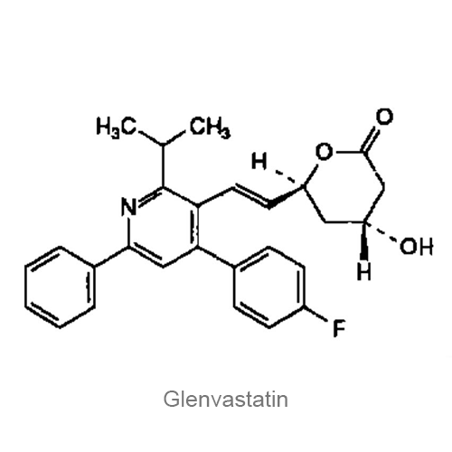Структурная формула Гленвастатин