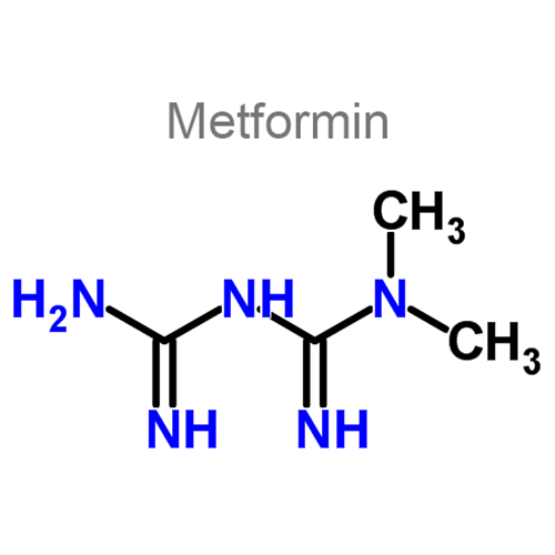 Структурная формула 2 Глибенкламид + Метформин