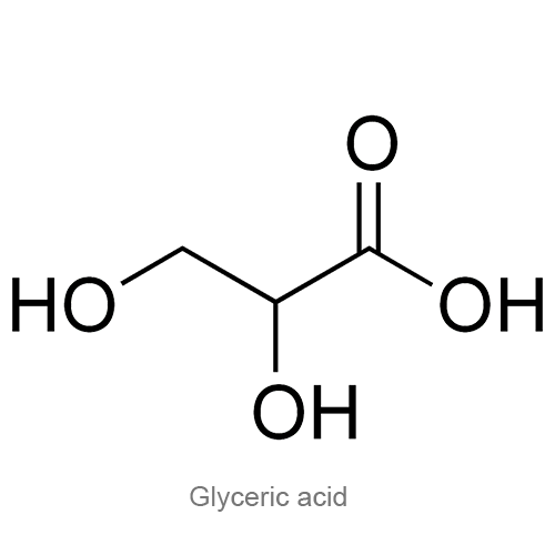 Глицериновая кислота структурная формула