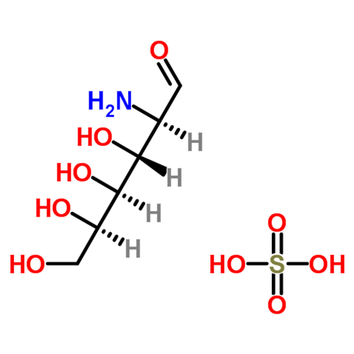 Структурная формула Глюкозамин сульфат
