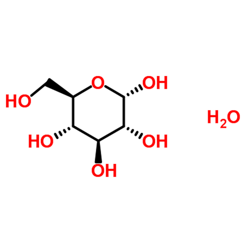 Структурная формула Глюкозомоногидрат
