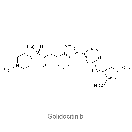 Структурная формула Голидоцитиниб