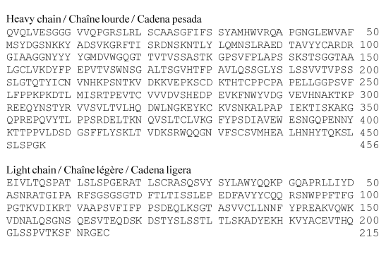 Голимумаб структура