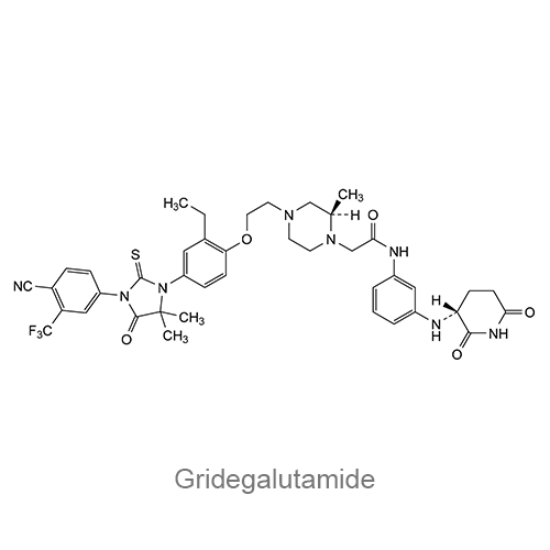 Структурная формула Гридегалутамид