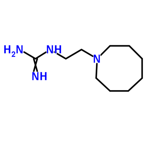 Структурная формула Гуанетидин