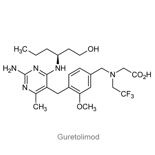 Структурная формула Гуретолимод