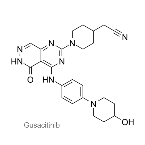 Гусацитиниб структурная формула