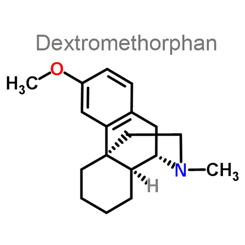Структурная формула 2 Гвайфенезин + Декстрометорфан + Парацетамол + Псевдоэфедрин + Хлорфенамин