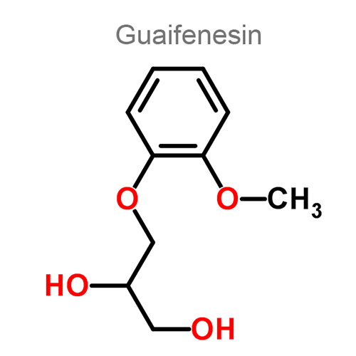 Структурная формула Гвайфенезин + Фенилэфрин