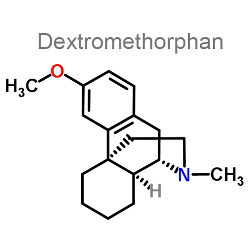 Структурная формула 3 Гвайфенезин + Фенилпропаноламин + Декстрометорфан