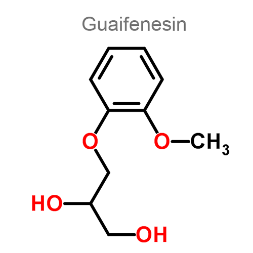 Структурная формула Гвайфенезин + Фенилпропаноламин + Декстрометорфан