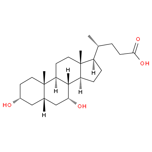 Хенодезоксихолевая кислота структурная формула