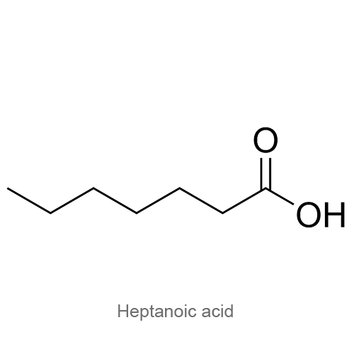 Гептановая кислота структурная формула