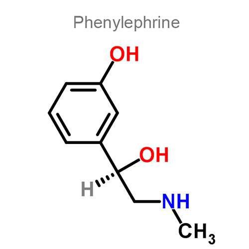 Структурная формула 2 Хлорфенамин + Фенилэфрин + Кодеин