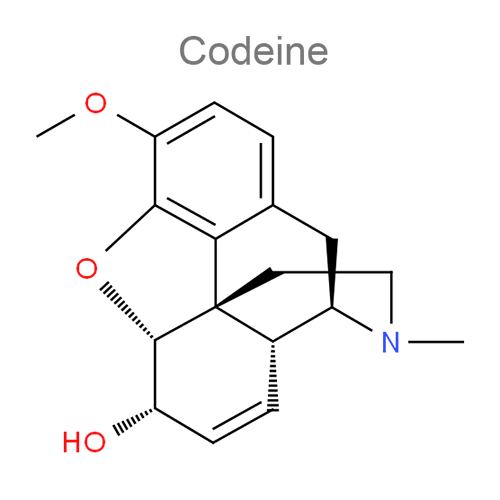Хлорфенамин + Фенилэфрин + Кодеин структурная формула 3