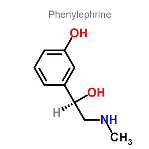 Хлорфенамин + Мепирамин + Фенилэфрин структурная формула 3