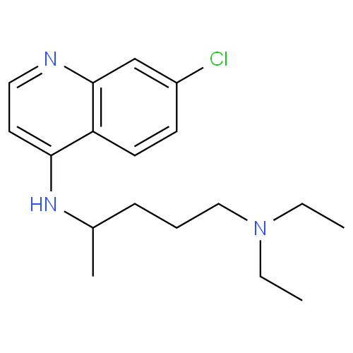 Хлорохин структурная формула
