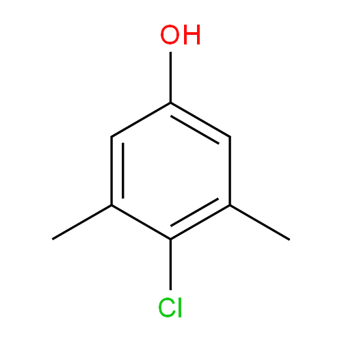 Структурная формула Хлороксиленол