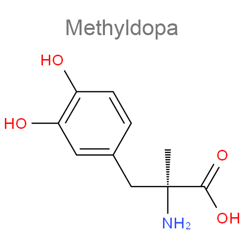 Хлортиазид + Метилдофа структурная формула 2