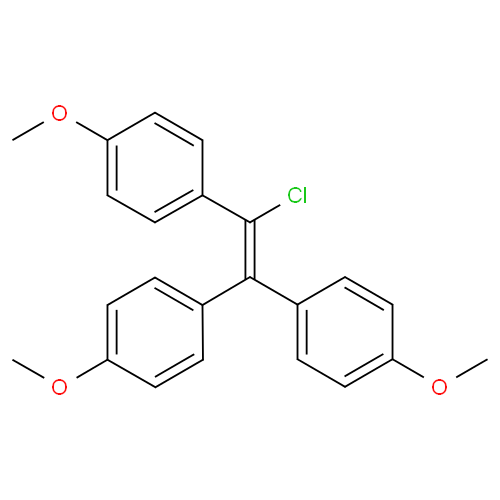 Структурная формула Хлортрианизен