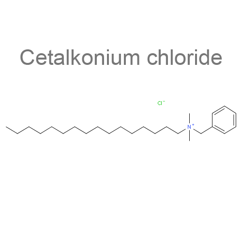 Структурная формула 2 Холина салицилат + Цеталкония хлорид