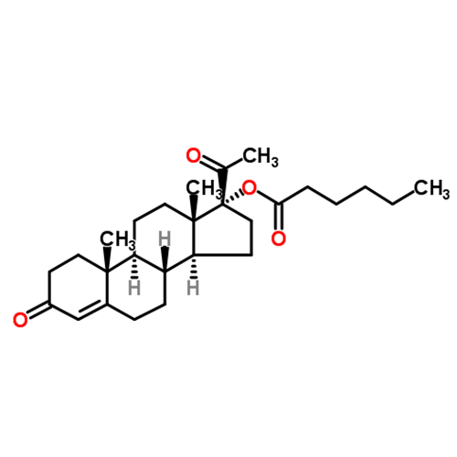 Гидроксипрогестерона капроат структурная формула
