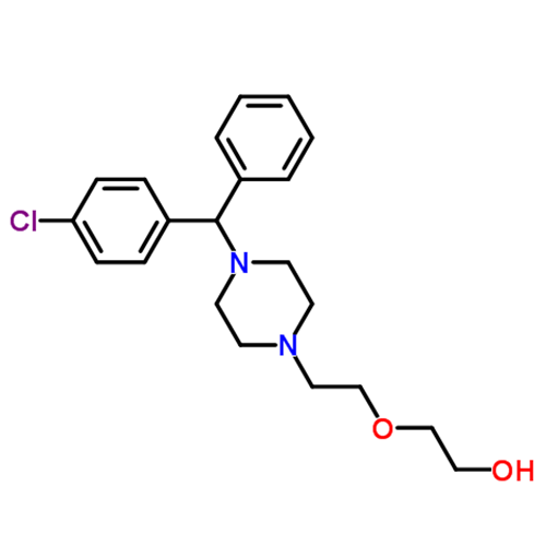 Гидроксизин структурная формула