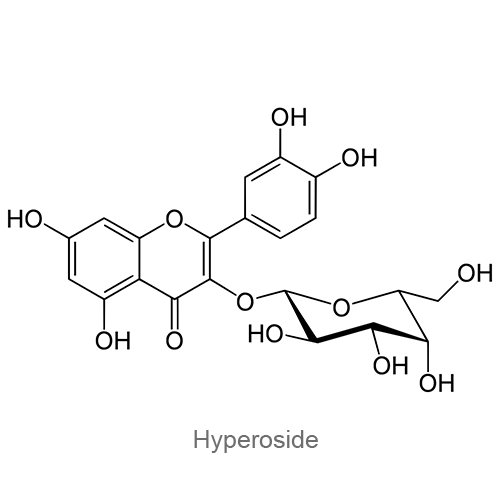 Гиперозид структурная формула