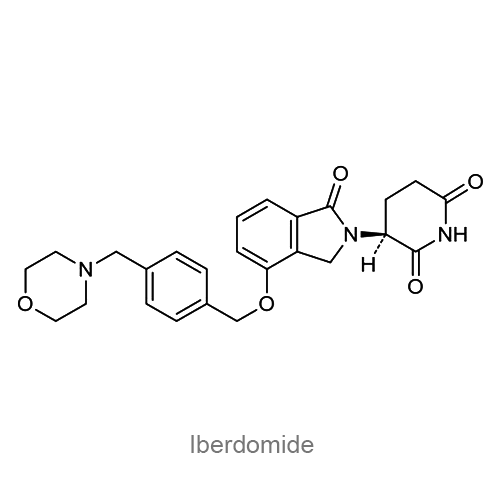 Структурная формула Ибердомид