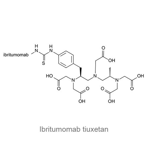Структурная формула Ибритумомаб тиуксетан