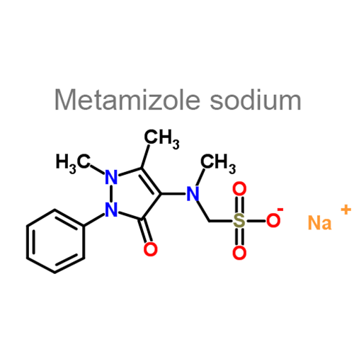Структурная формула 3 Ибупрофен + Кодеин + Кофеин + Метамизол натрия + Фенобарбитал
