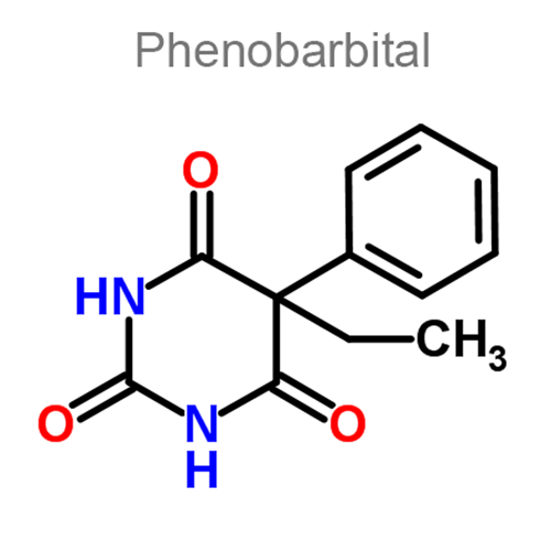 Структурная формула 4 Ибупрофен + Кодеин + Кофеин + Метамизол натрия + Фенобарбитал
