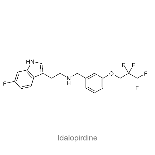 Структурная формула Идалопирдин