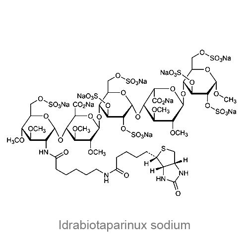 Идрабиотапаринукс натрия структурная формула