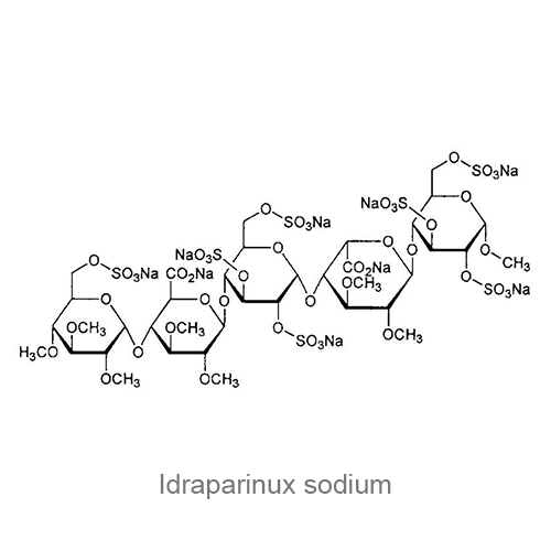 Идрапаринукс натрия структурная формула