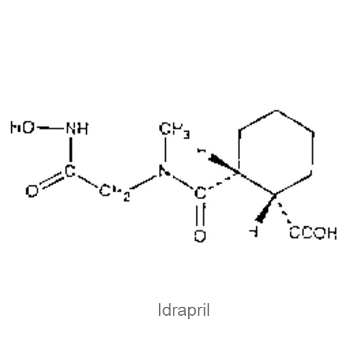 Структурная формула Идраприл