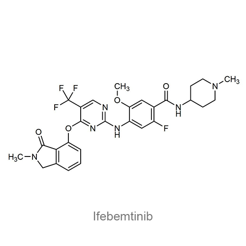 Структурная формула Ифебемтиниб