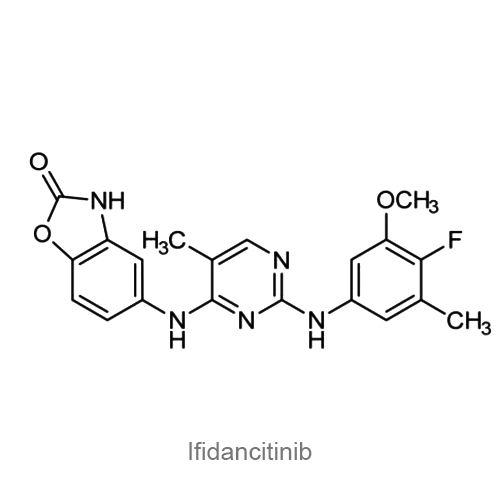 Ифиданцитиниб структурная формула