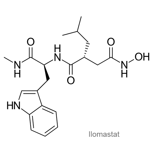 Структурная формула Иломастат