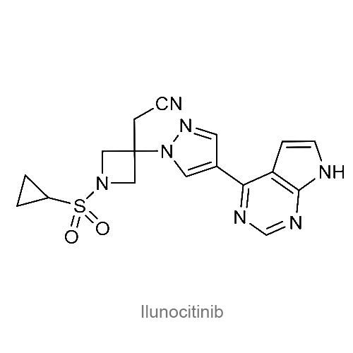 Илуноцитиниб структурная формула