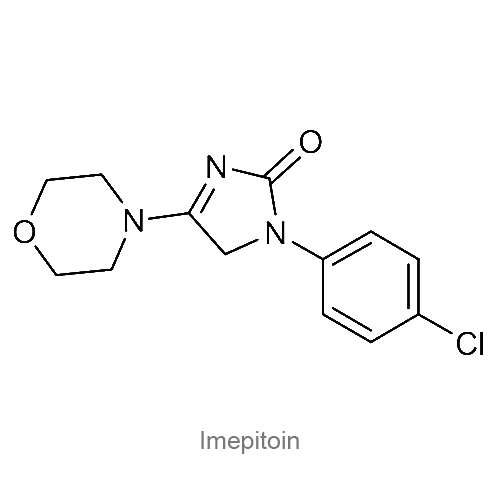 Структурная формула Имепитоин
