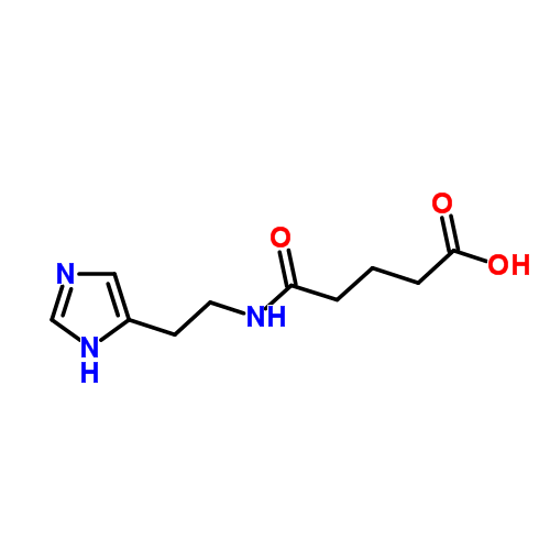 Имидазолилэтанамид пентандиовой кислоты структурная формула