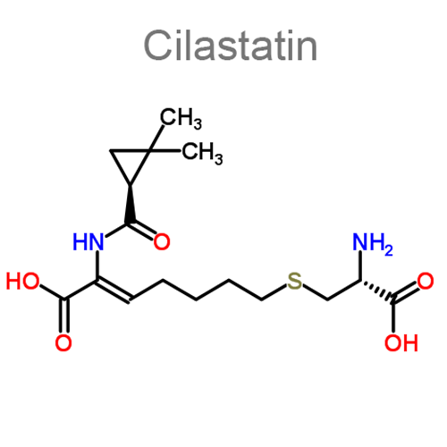Структурная формула 2 Имипенем + Циластатин