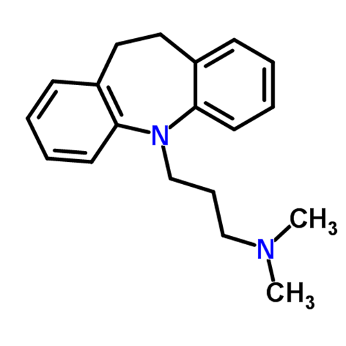 Имипрамин структурная формула