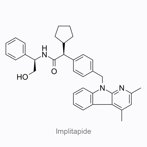Структурная формула Имплитапид