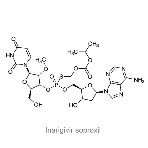 Структурная формула Инаригивир сопроксил