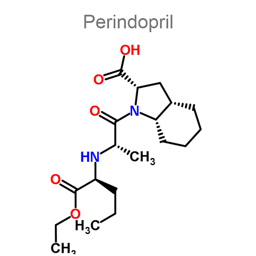 Индапамид + Периндоприл структурная формула 2