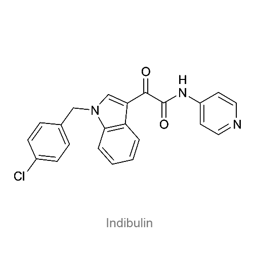 Структурная формула Индибулин