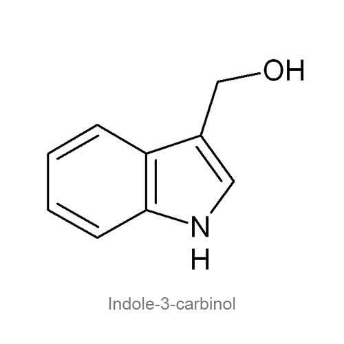 Индол-3-карбинол структурная формула