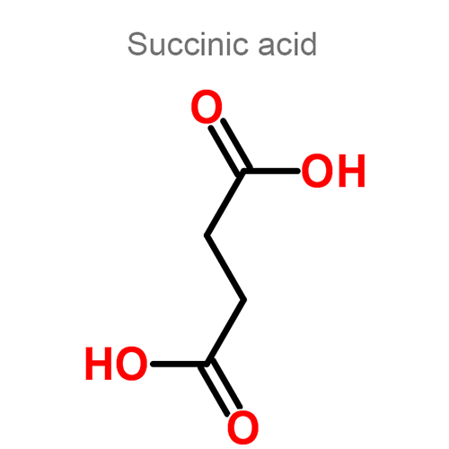Структурная формула 5 Инозин + Меглюмин + Метионин + Никотинамид + Янтарная кислота